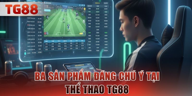 Ba sản phẩm đáng chú ý tại thể thao TG88