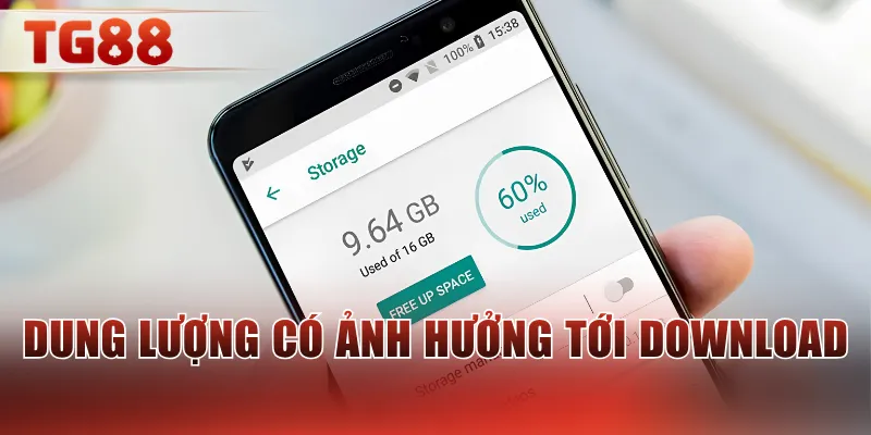 Dung lượng có ảnh hưởng tới download