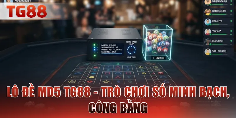 Lô đề MD5 TG88 - Trò chơi số minh bạch, công bằng