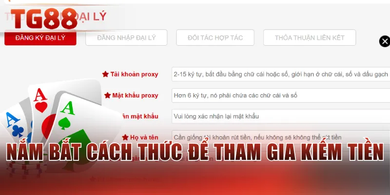 Nắm bắt cách thức để tham gia kiếm tiền