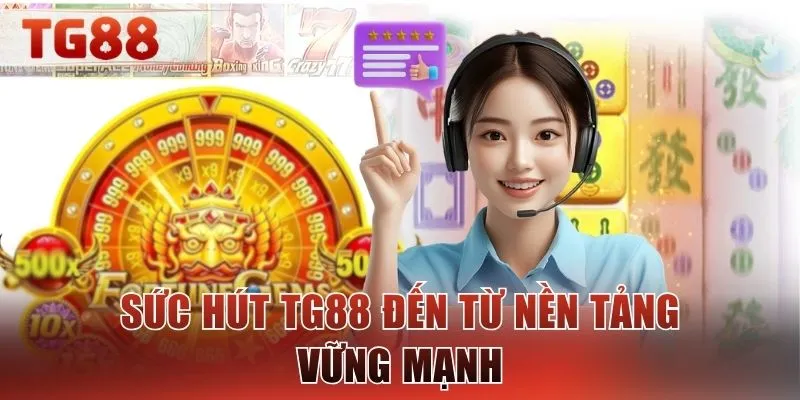 Sức hút TG88 đến từ nền tảng vững mạnh